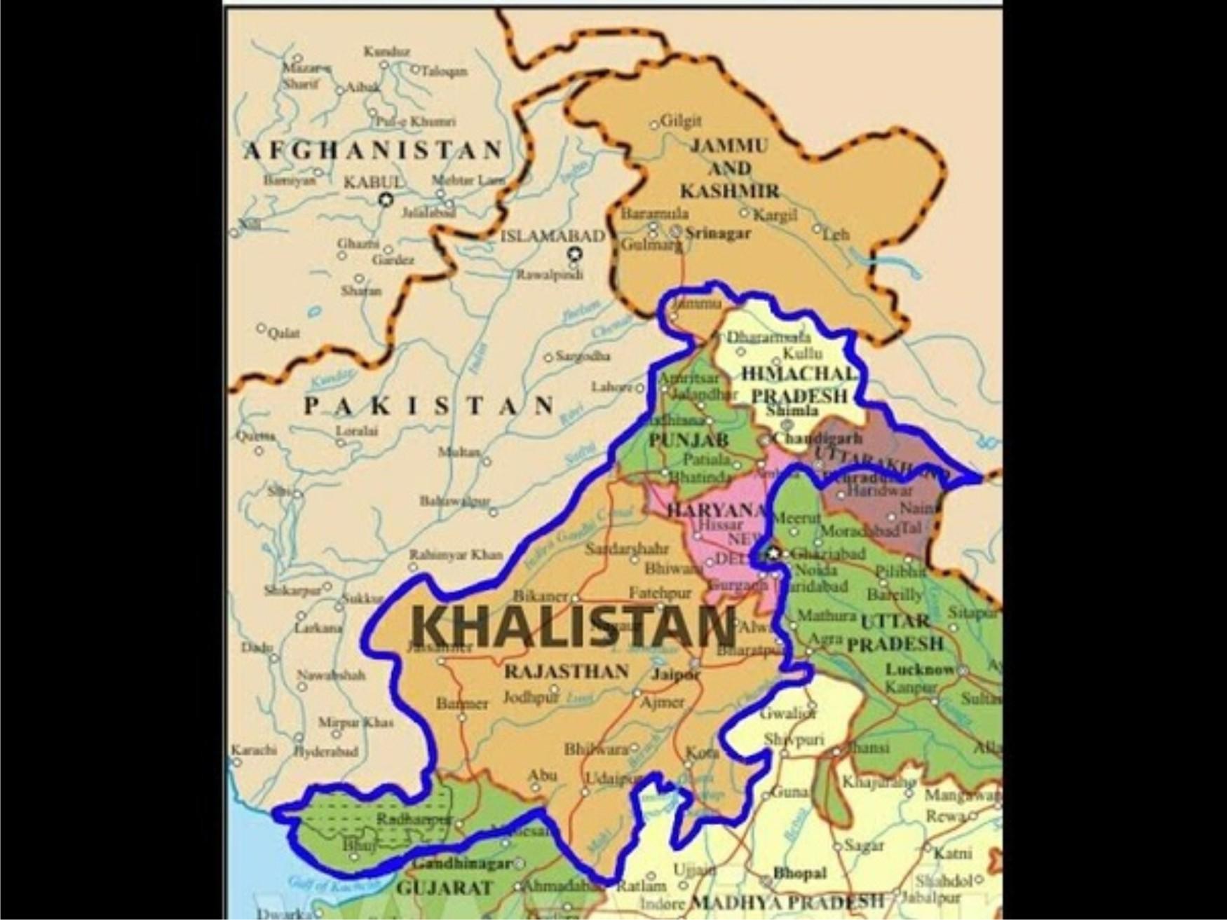 The Controversial Quest For A Khalistan Map: A Historical And Political ...